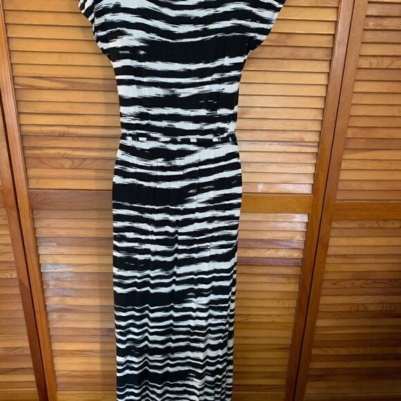 Nice Design History Maxi Dress Super Stretchy Boho Hippie Zebra Pattern - Picture 6 of 7